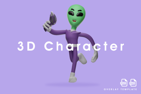 Bringing the Unknown to Life: The Power of a 3D Alien Design Running with a Gun