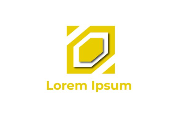 Business Logo 3D Polygon Design