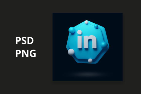 LinkedIn 3D Icon Design: Elevating Your Professional Presence with Depth and Detail