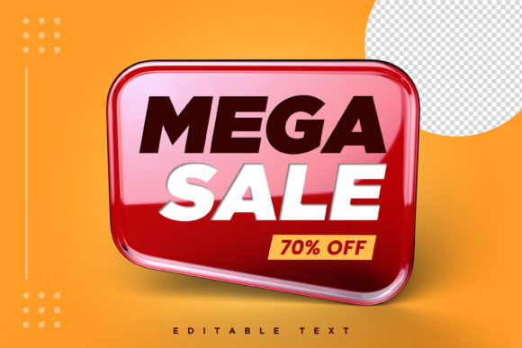 Mega Sale 3d Banner Design: Elevate Your Promotions