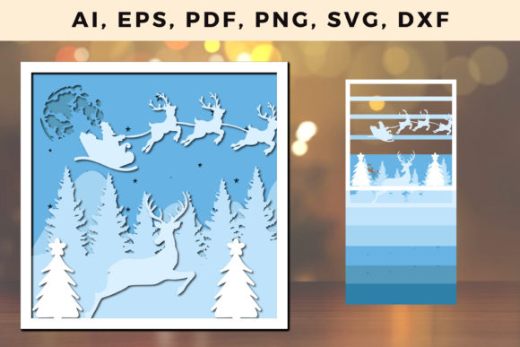 Multi Layer 3D Christmas Design SVG File: A Strategic Choice for Seasonal Creations