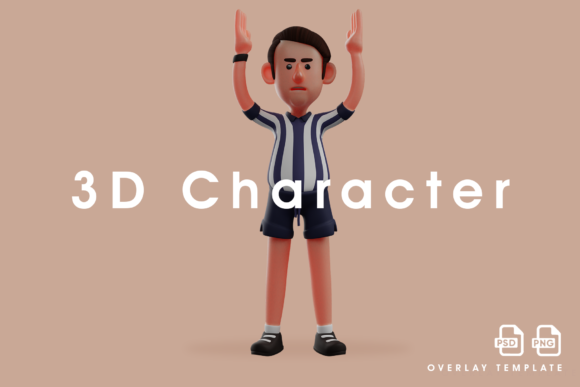 The Art of the Whistle: Unlocking the Potential of 3D Referee Designs with Raised Hands
