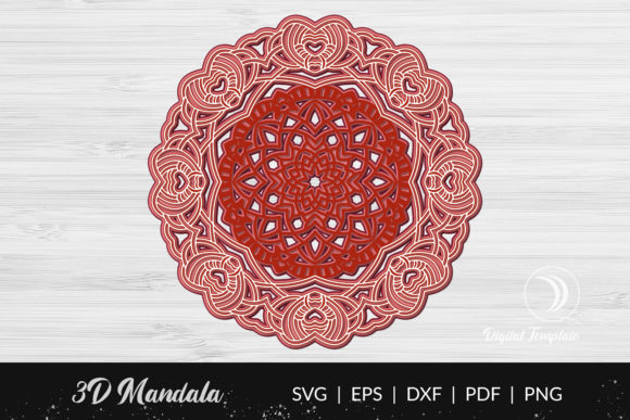 Unlocking Creative Potential with the Multilayer 3d Mandala Design Cut File
